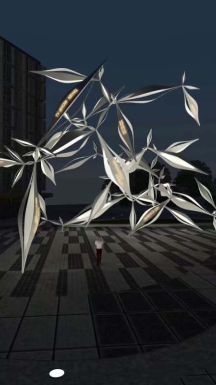 万科北京中央城精益展示雕塑